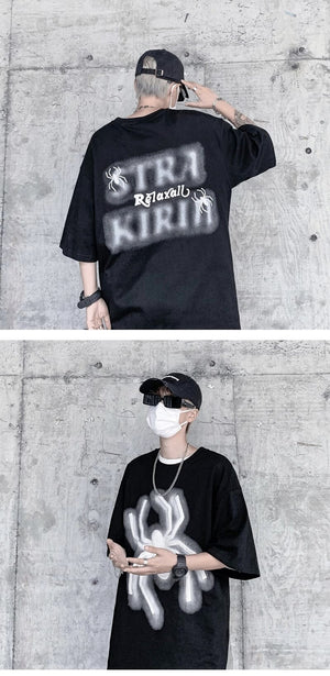 Wolf Spider 3D Crewneck T-Shirt , - Streetwear T-Shirts - Slick Street