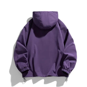Windbreaker Half Zipper Hiking  Jacket ,  - Streetwear Jacket - Slick Street