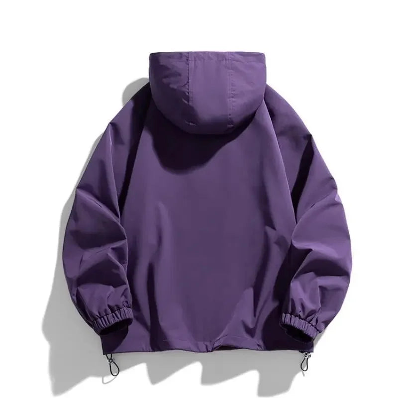 Windbreaker Half Zipper Hiking  Jacket ,  - Streetwear Jacket - Slick Street
