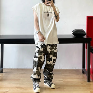 Snow X1 Camo Cargo Pants ,  - Streetwear Cargo Pants - Slick Street