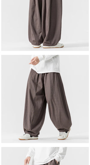 Lantern Loose Style Pants , - Streetwear Pants - Slick Street