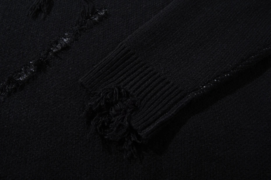 RA Distressed Sweatshirt , - Streetwear Sweatshirts - Slick Street