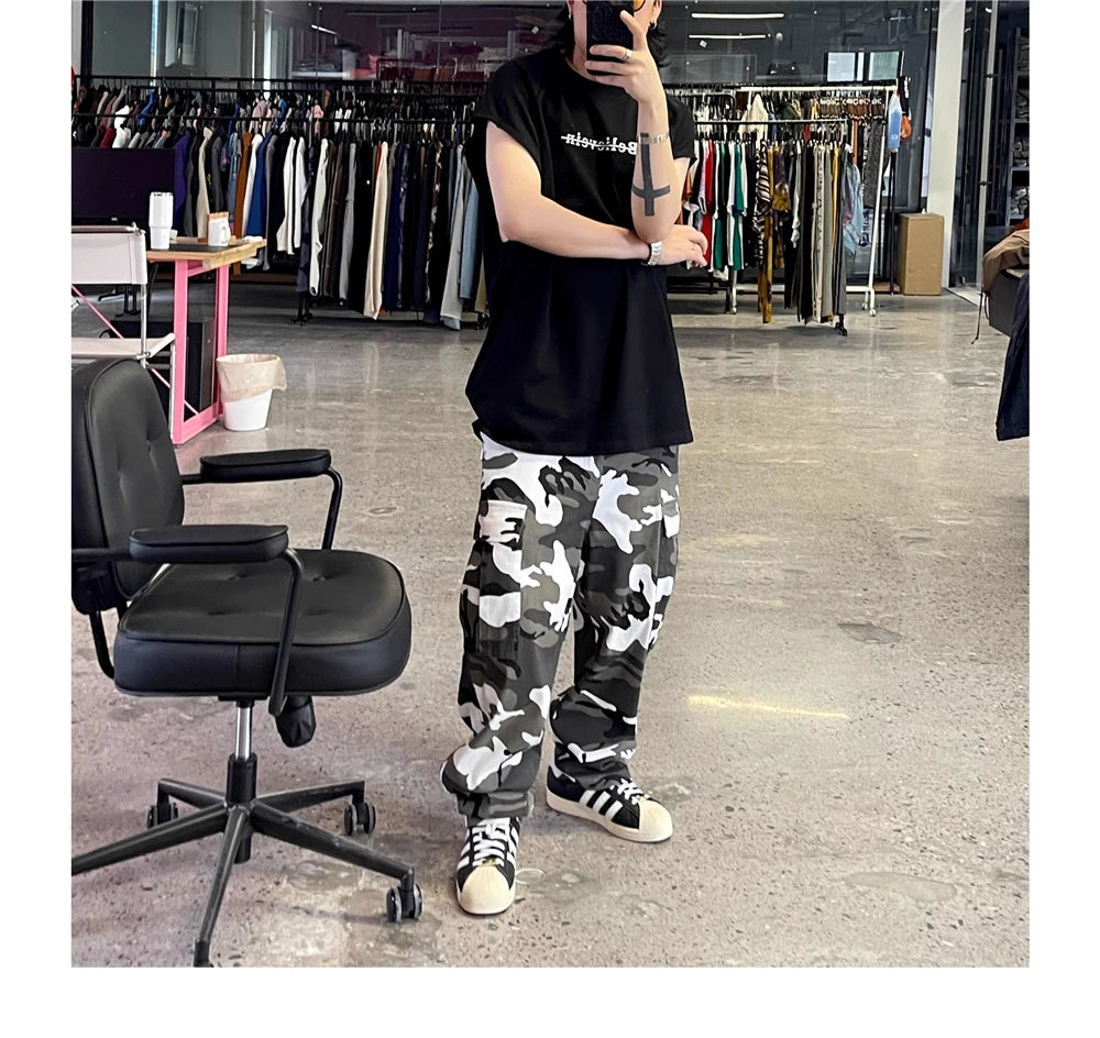 Snow X1 Camo Cargo Pants ,  - Streetwear Cargo Pants - Slick Street