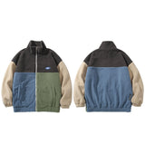 Color4 Furry Jacket Blue, S - Streetwear Jacket - Slick Street