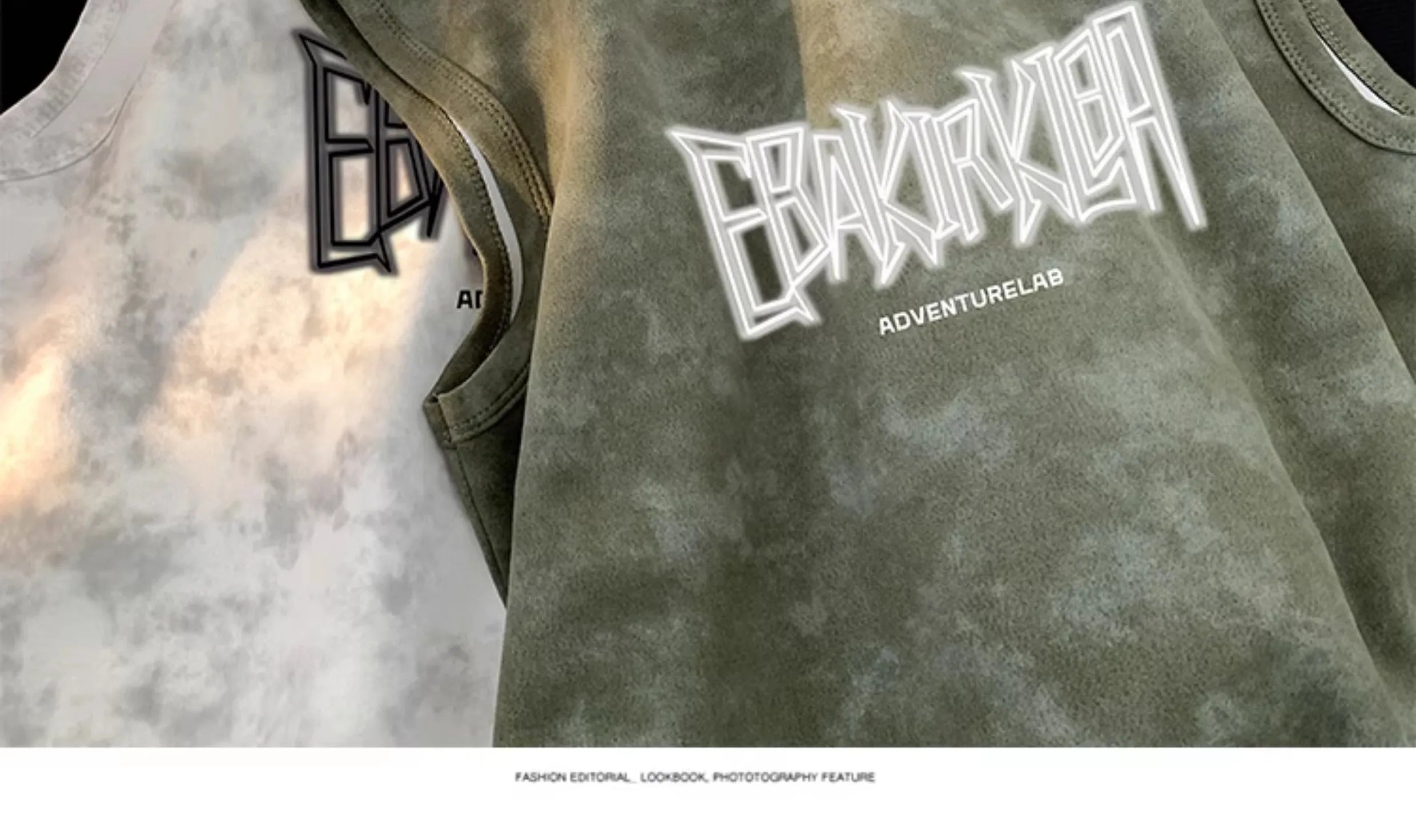 EBAK Tie-dye Sleeveless T-Shirt , - Streetwear T-Shirts - Slick Street