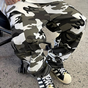 Snow X1 Camo Cargo Pants ,  - Streetwear Cargo Pants - Slick Street