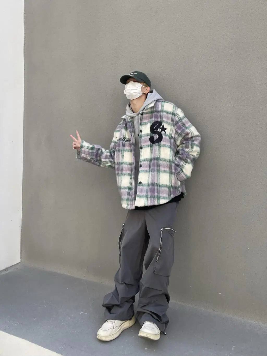 Large Knee Pocket Baggy Pants , - Streetwear Pants - Slick Street