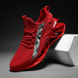 LV1 Mesh Sneakers Red, 39 - Streetwear Shoes - Slick Street
