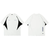 Casual Sport Style Oversized T-Shirt White, S - Streetwear T-Shirt - Slick Street