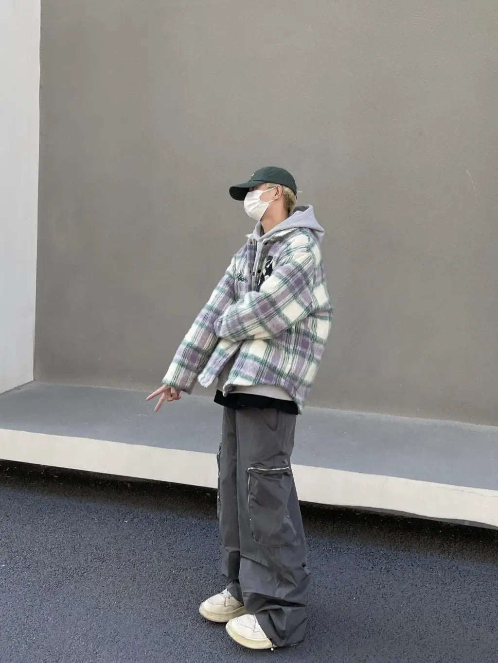 Large Knee Pocket Baggy Pants , - Streetwear Pants - Slick Street