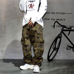 Jungle T24 Camo Cargo Pants , - Streetwear Pants - Slick Street
