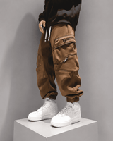 Shadow Layered Zip Cargo Joggers