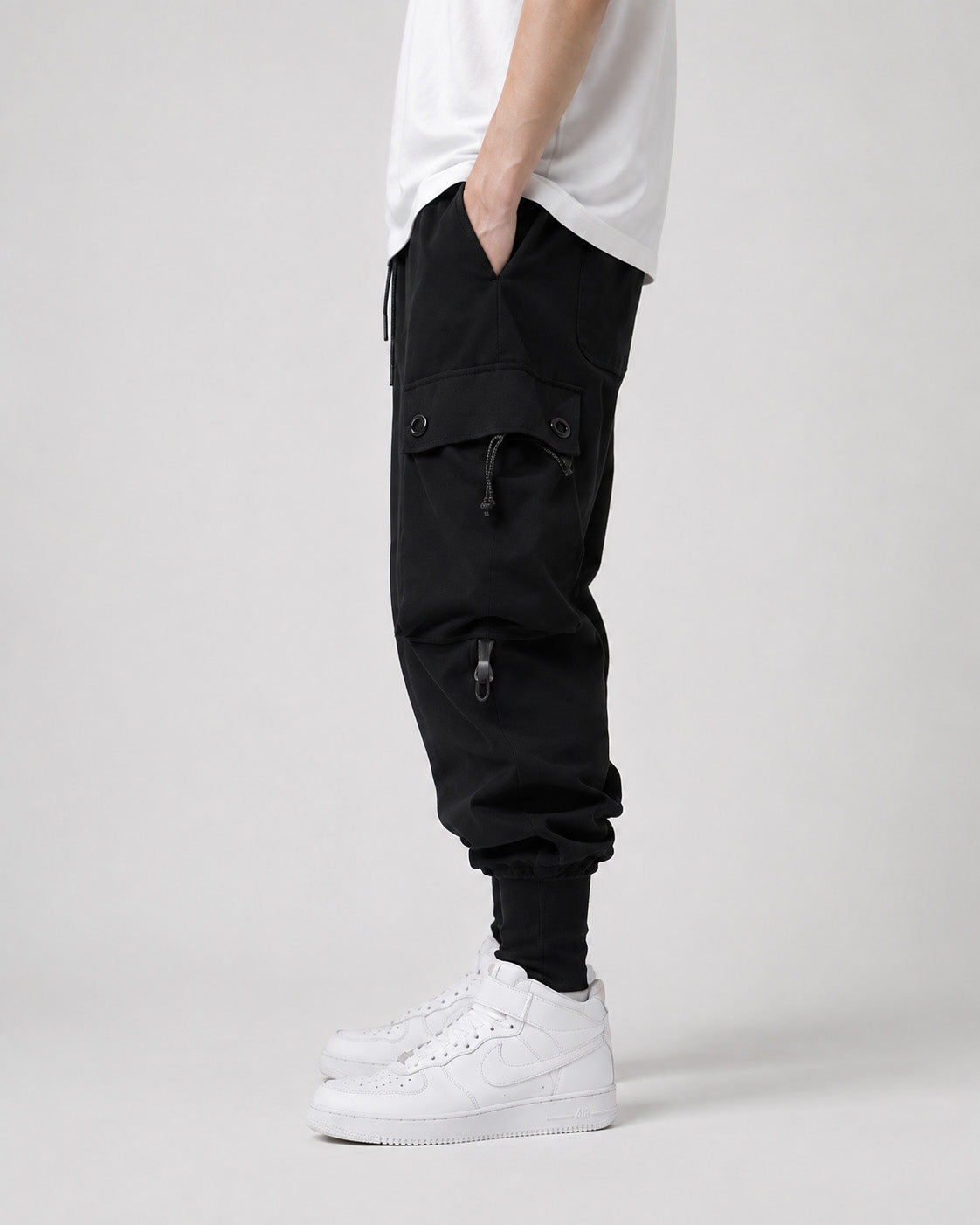 Shadow Tone Utility Joggers , - Streetwear Cargo Pants - Slick Street