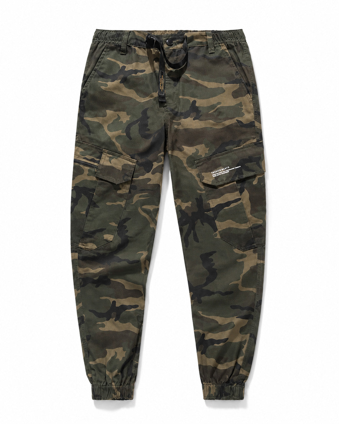 Tactical Camo Cargo Pants , - Streetwear Cargo Pants - Slick Street
