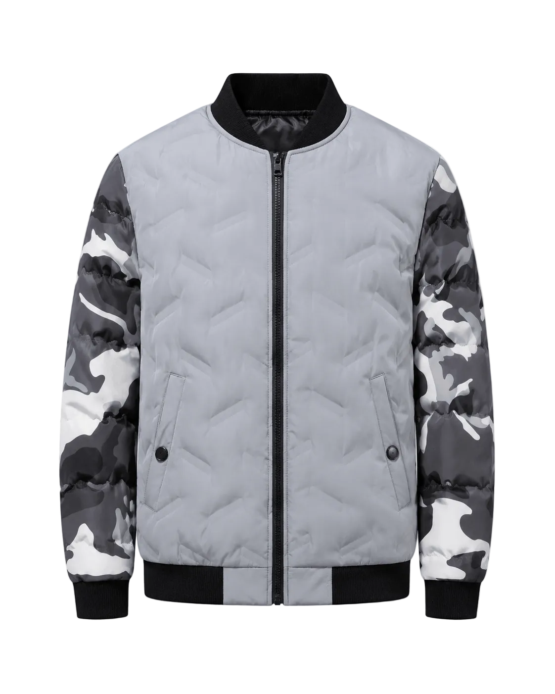 Urban Recon Bomber Jacket Grey, XS - Streetwear Jacket - Slick Street