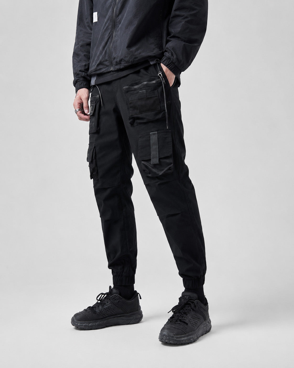 Urban Tech Cargo Joggers , - Streetwear Cargo Pants - Slick Street