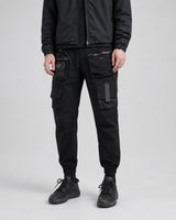 Urban Tech Cargo Joggers Black, XS - Streetwear Cargo Pants - Slick Street