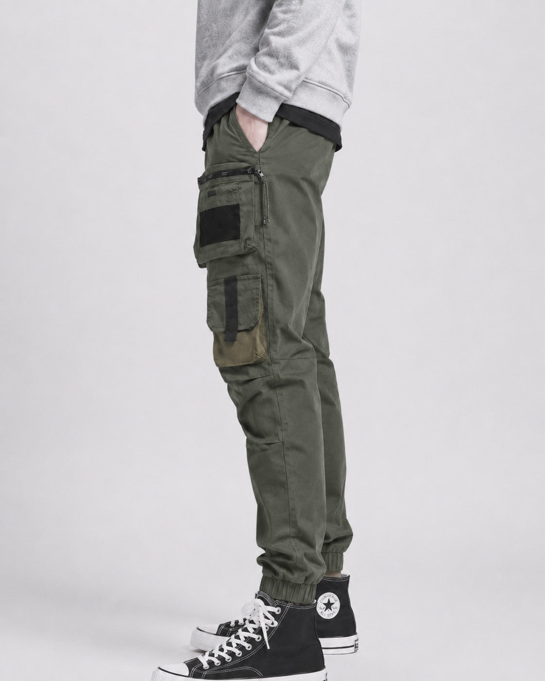 Urban Tech Cargo Joggers , - Streetwear Cargo Pants - Slick Street