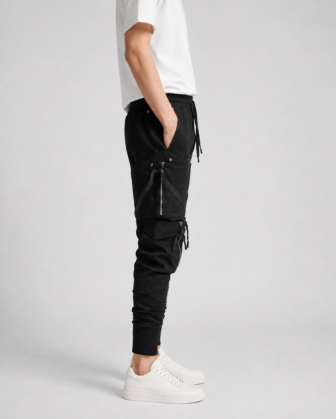Vortex Utility Joggers , - Streetwear Cargo Pants - Slick Street