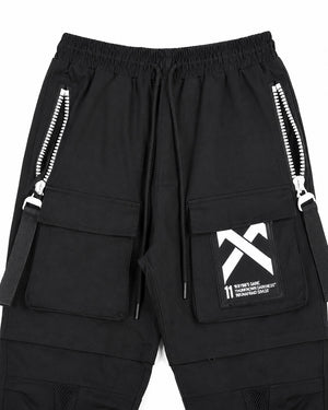 X-Mark Utility Cargo Joggers , - Streetwear Cargo Pants - Slick Street