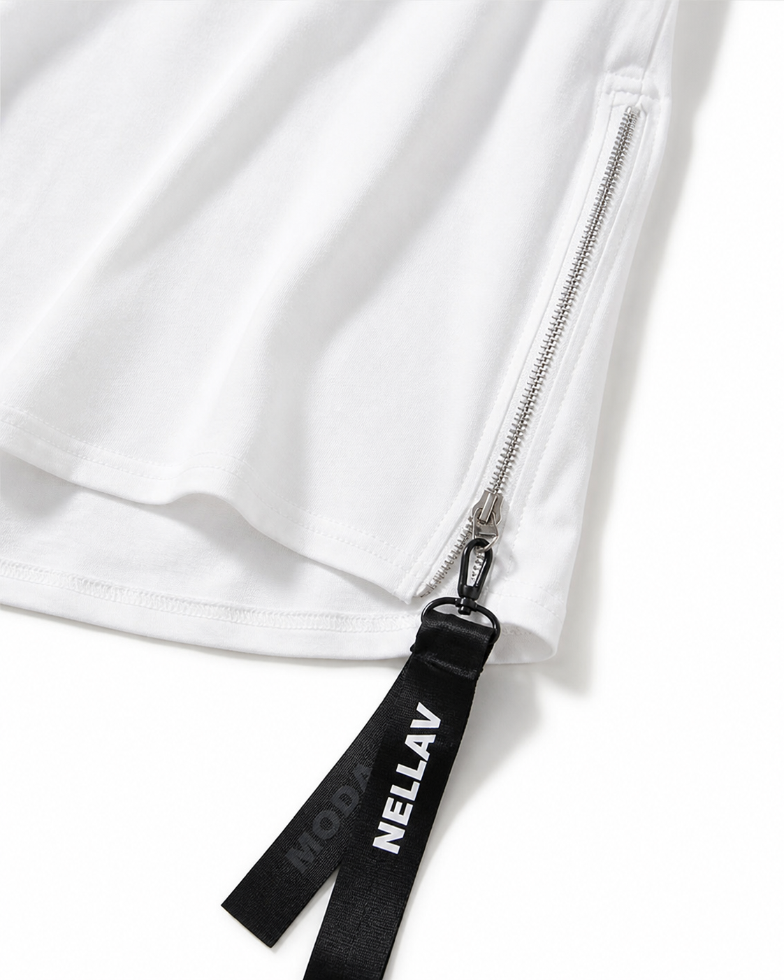Basic Zip T-Shirt , - Streetwear T-Shirts - Slick Street