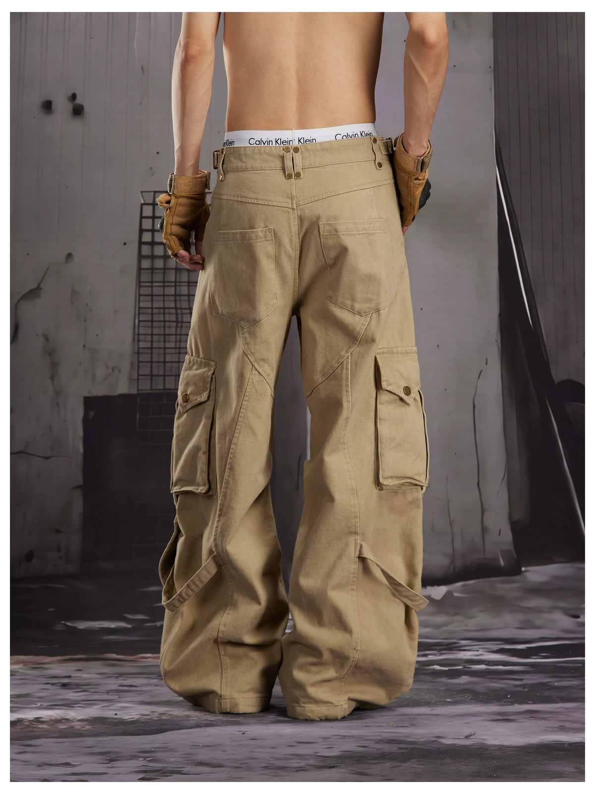 Kova Wide-Leg Cargos , - Streetwear Cargo Pants - Slick Street