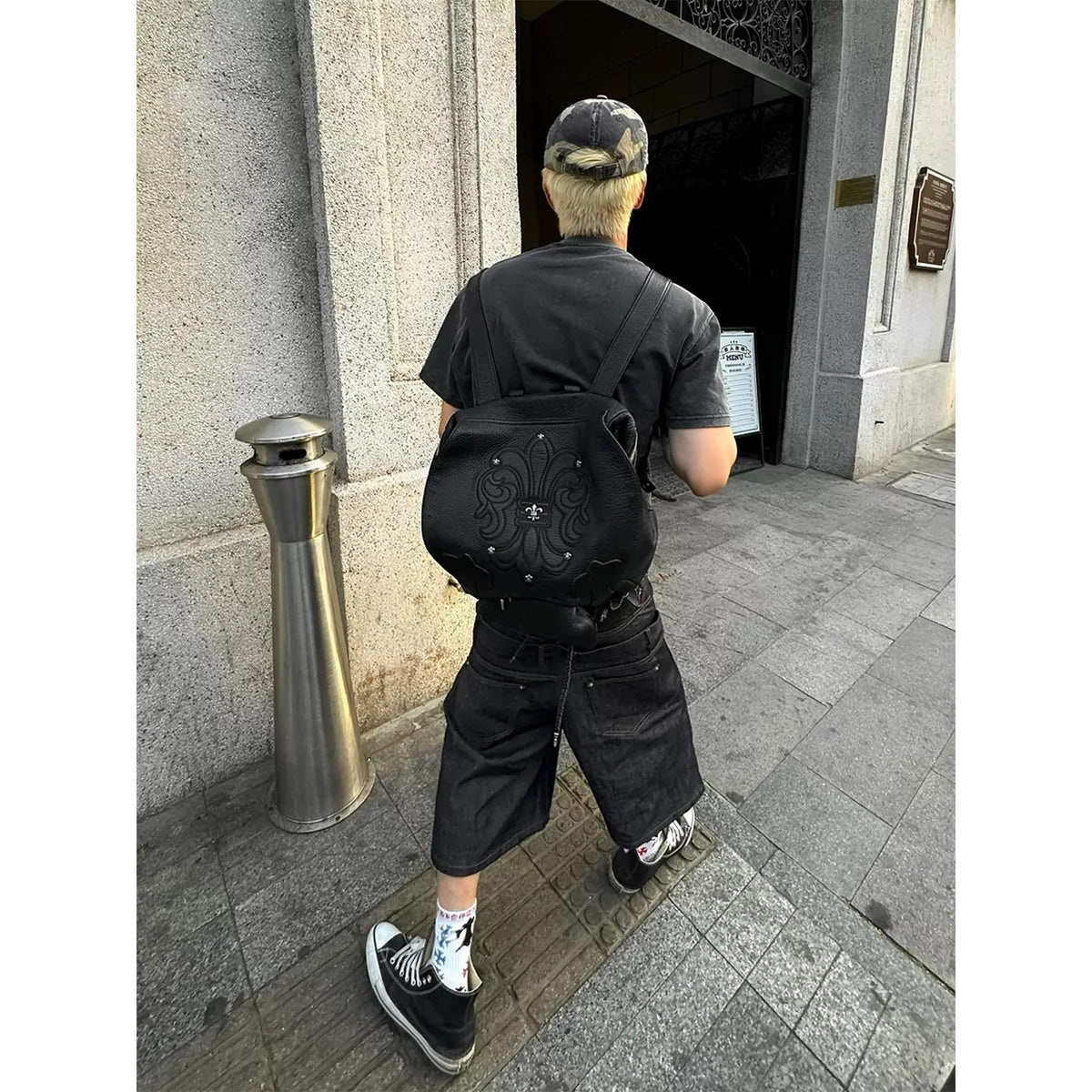 Boxy Raw Denim Shorts , - Streetwear Shorts - Slick Street