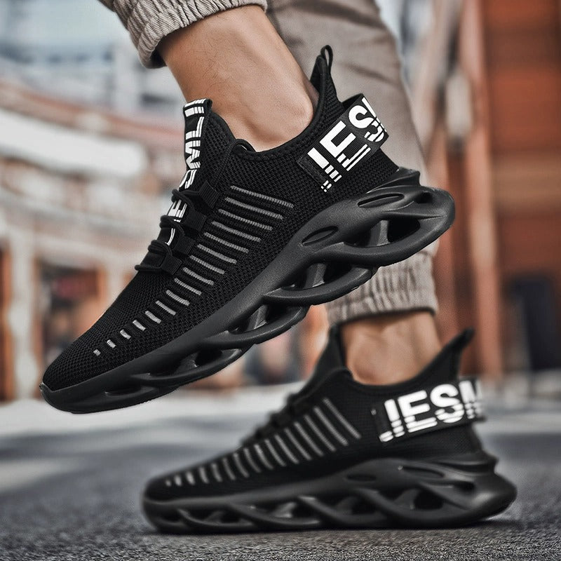 RXV Runners - Jet Black , - Streetwear Shoes - Slick Street