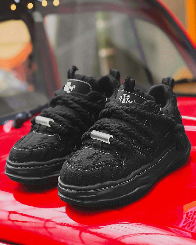 Wraith Low - Triple Black , - Streetwear Shoes - Slick Street