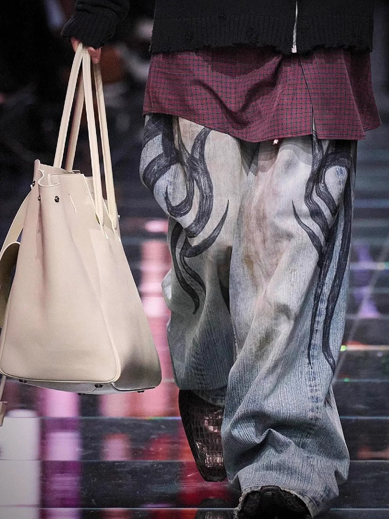 Chaos Baggy Jeans , - Streetwear Jeans - Slick Street
