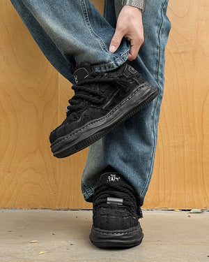 Wraith Low - Triple Black , - Streetwear Shoes - Slick Street