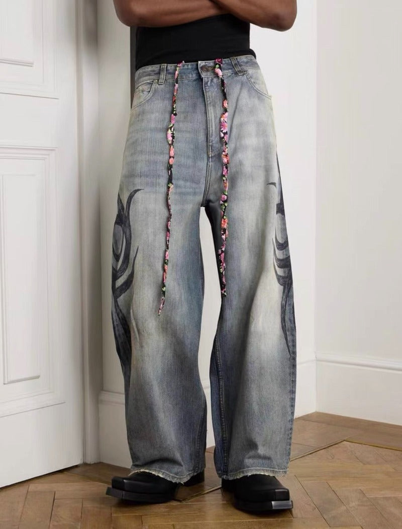 Chaos Baggy Jeans , - Streetwear Jeans - Slick Street