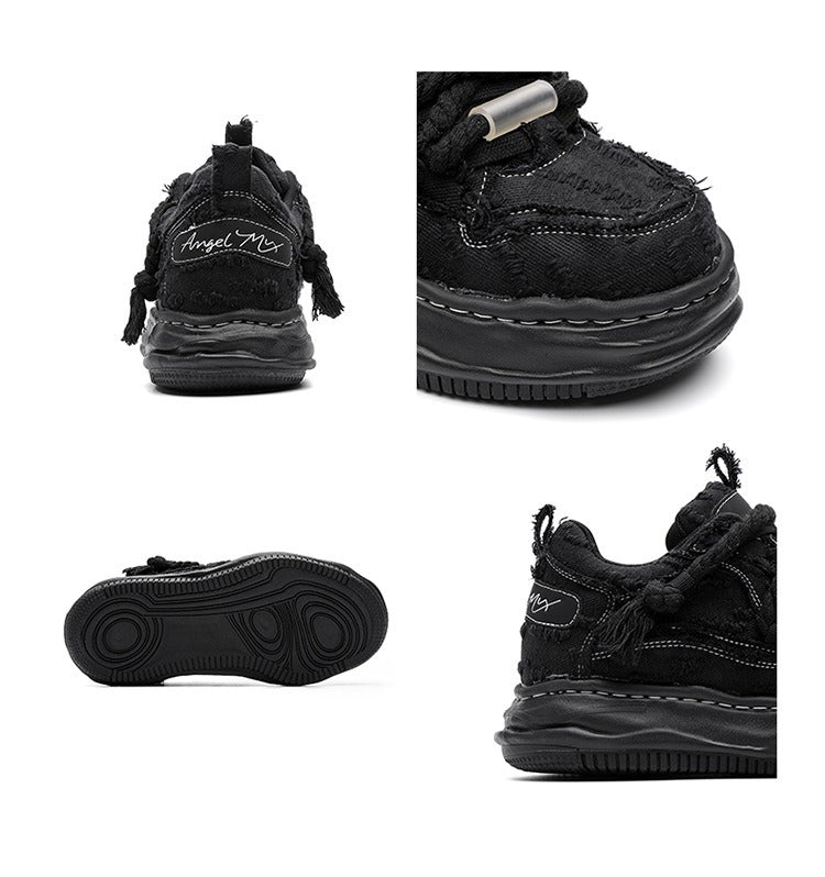 Wraith Low - Triple Black , - Streetwear Shoes - Slick Street