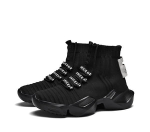 Nova Sock Runners - Shadow Black , - Streetwear Shoes - Slick Street