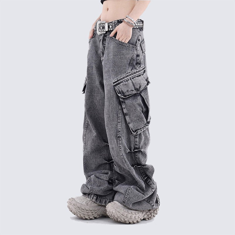 Quarry Cargo Jeans , - Streetwear Jeans - Slick Street