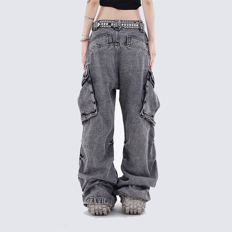 Quarry Cargo Jeans , - Streetwear Jeans - Slick Street