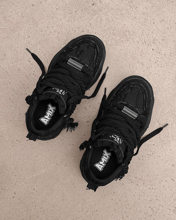 Wraith Low - Triple Black , - Streetwear Shoes - Slick Street
