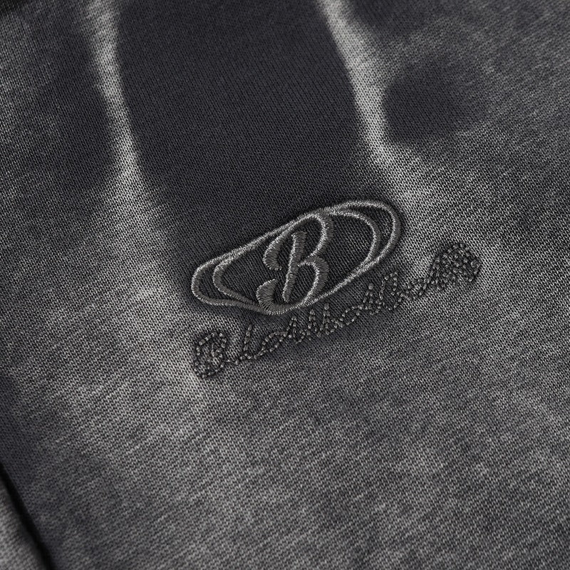 Distressed Washed Zip Hoodie , - Streetwear Hoodie - Slick Street