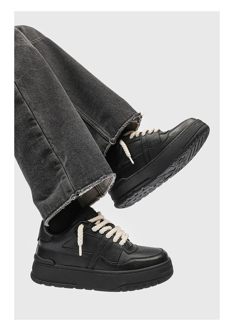 Rope Court Low - Deep Black , - Streetwear Shoes - Slick Street