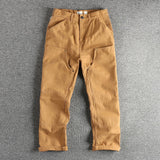 Canvas Carpenter Pants Khaki, 30 - Streetwear Pants - Slick Street