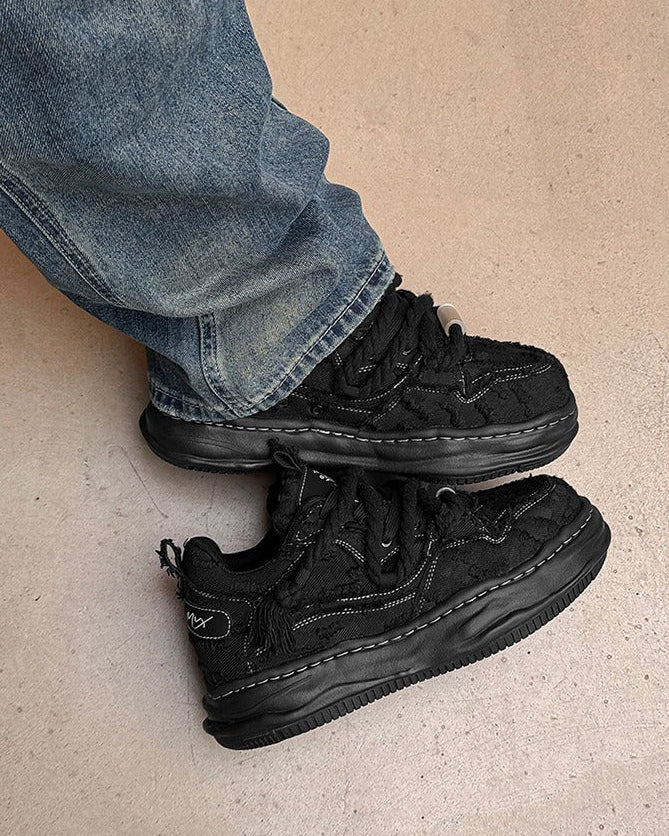 Wraith Low - Triple Black , - Streetwear Shoes - Slick Street