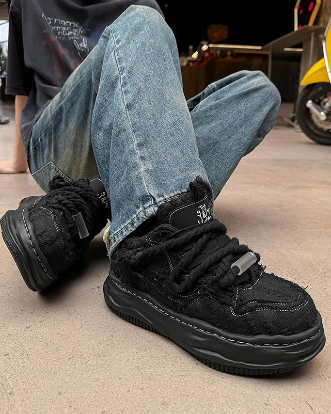Wraith Low - Triple Black , - Streetwear Shoes - Slick Street