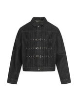 Stud Buckle Denim Jacket