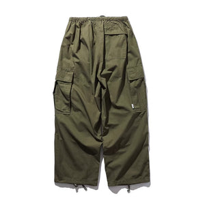 Loose Fit Cotton Baggy Cargo Pants , - Streetwear Cargo Pants - Slick Street