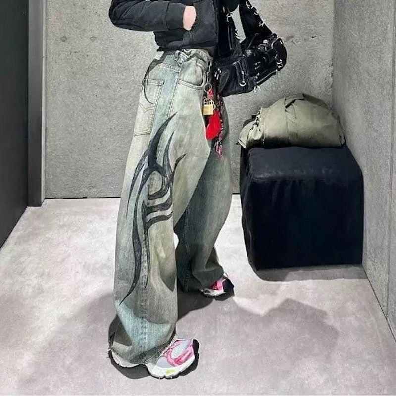 Chaos Baggy Jeans , - Streetwear Jeans - Slick Street