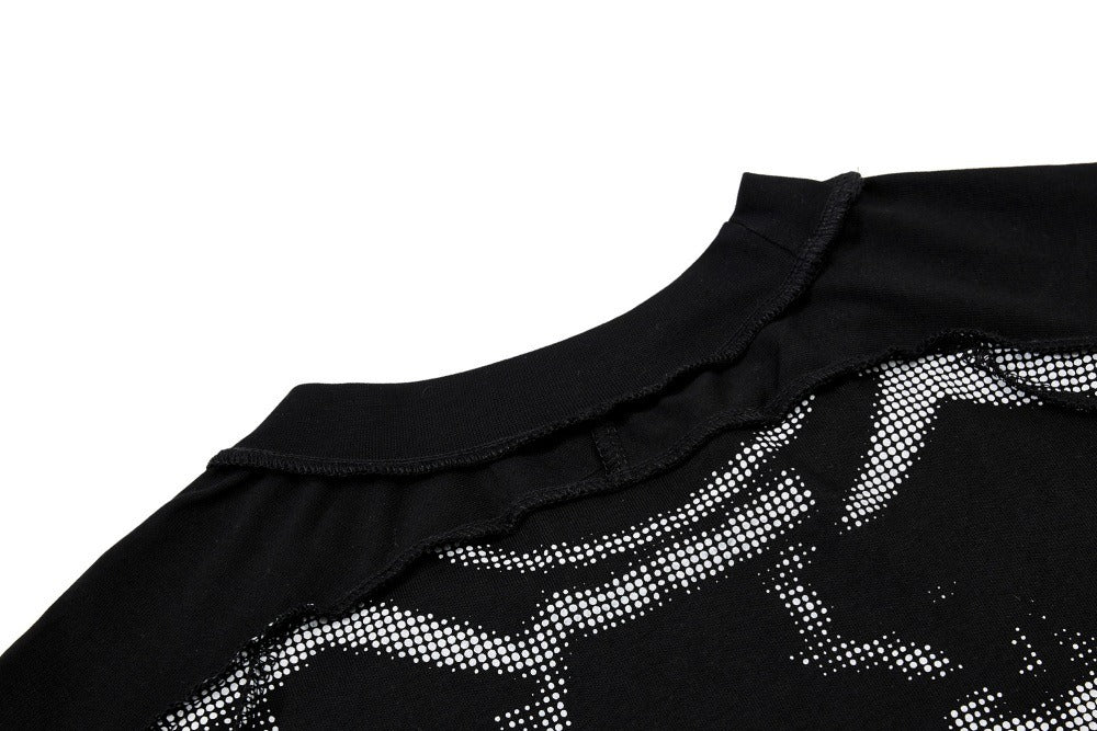 Mosaic Loose Sports Jersey , - Streetwear T-Shirts - Slick Street