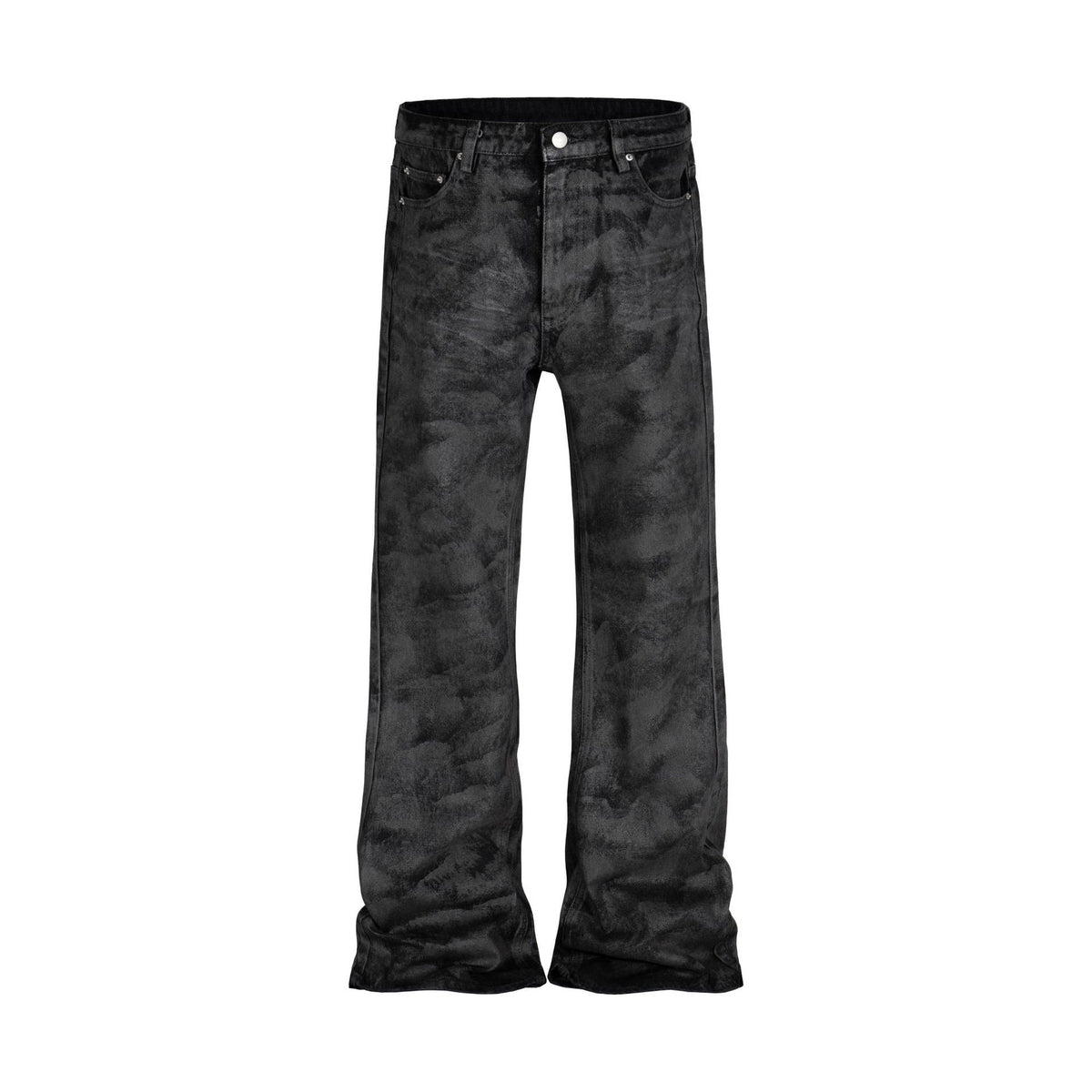 Smokeveil Wash Flare Jeans , - Streetwear - Slick Street