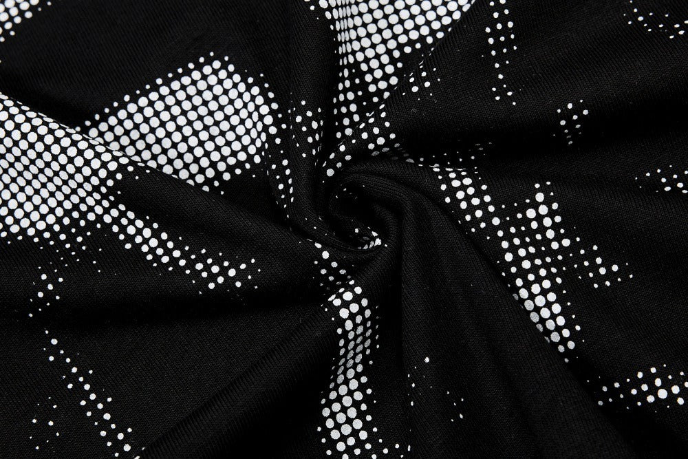 Mosaic Loose Sports Jersey , - Streetwear T-Shirts - Slick Street