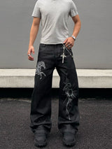 Eclipse Graphic Baggy Jeans