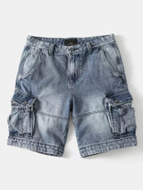 Denim Cargo Shorts